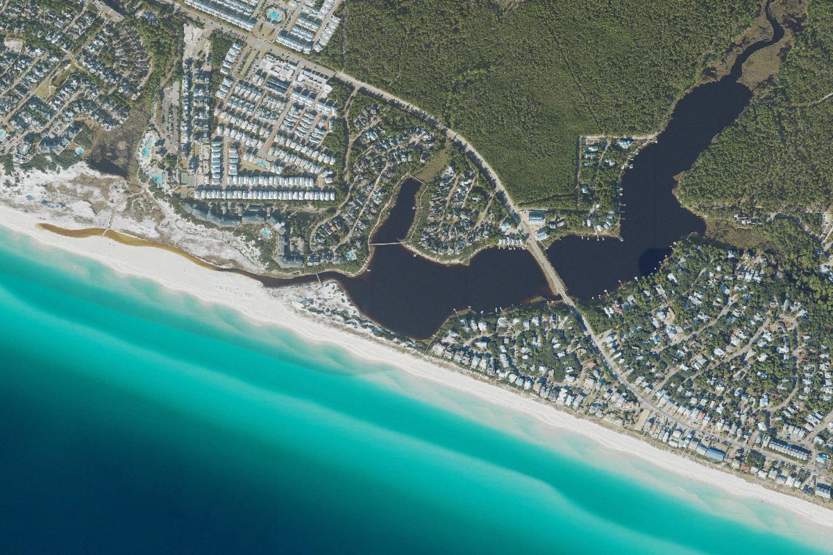 Aerial photograph of Camp Creek Lake, Walton County, Florida