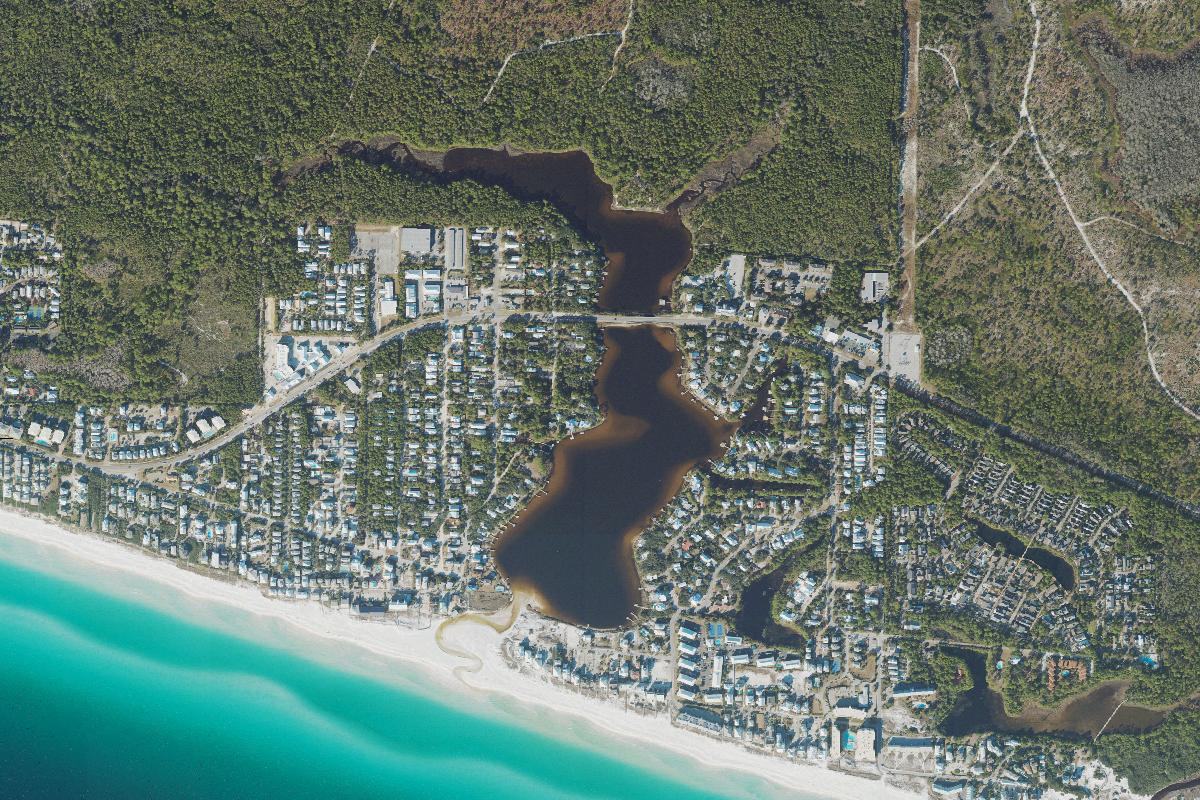 Aerial photograph of Eastern Lake, Walton County, Florida