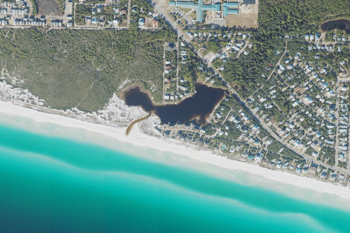 Aerial photograph of Stallworth Lake, Walton County, Florida