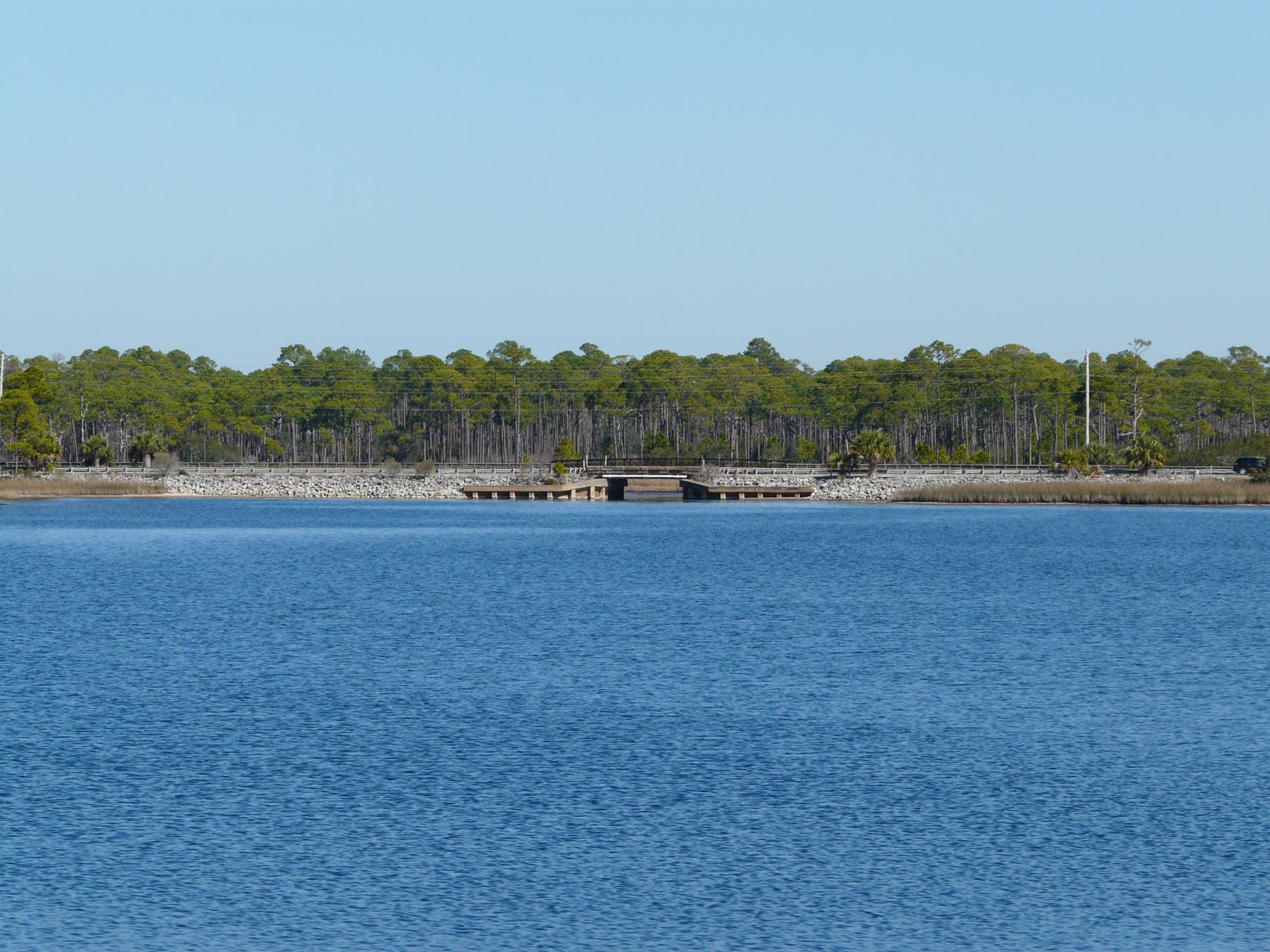 County Road 30A bridge over Western Lake